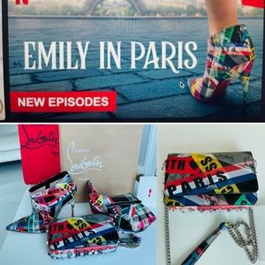 Christian Louboutin zoompouch Loubiballage feature in @emilyinparis